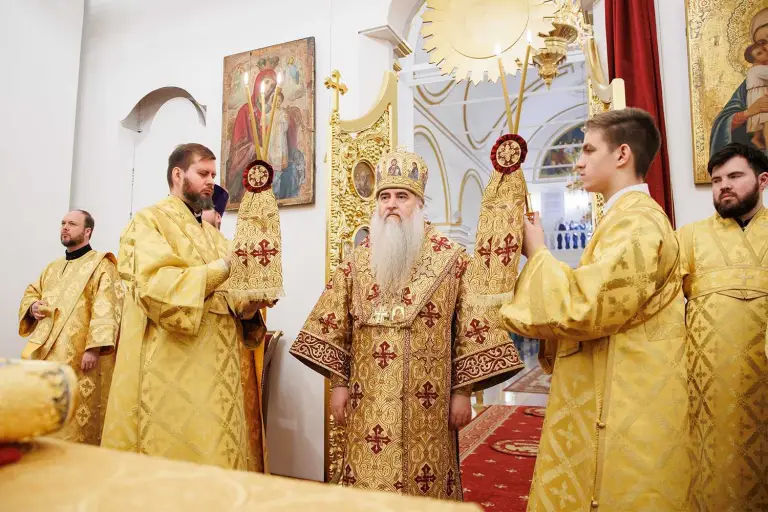 Всенощное бдение в Спасо-Вознесенском кафедральном соборе Ульяновска