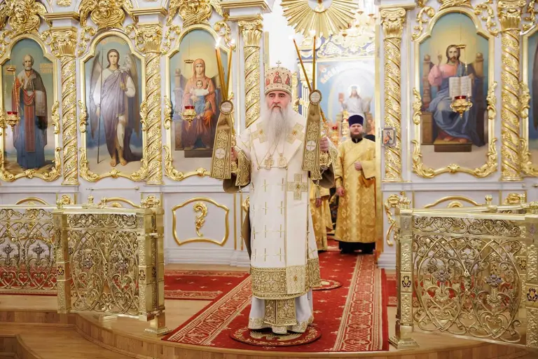 Всенощное бдение в Спасо-Вознесенском кафедральном соборе Ульяновска
