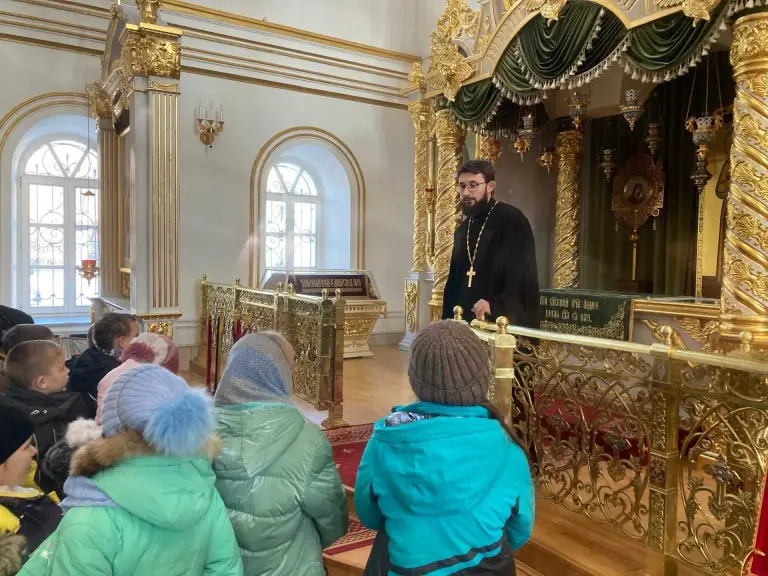 В Спасо-Вознесенском кафедральном соборе Ульяновска прошли экскурсии для школьников
