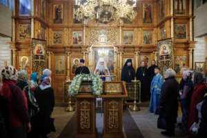 Всенощное бдение в храме Благовещения Пресвятой Богородицы в Ульяновске