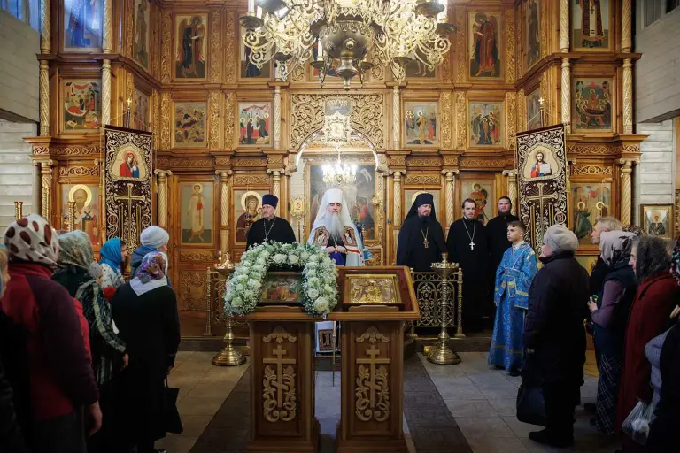 Всенощное бдение в храме Благовещения Пресвятой Богородицы в Ульяновске