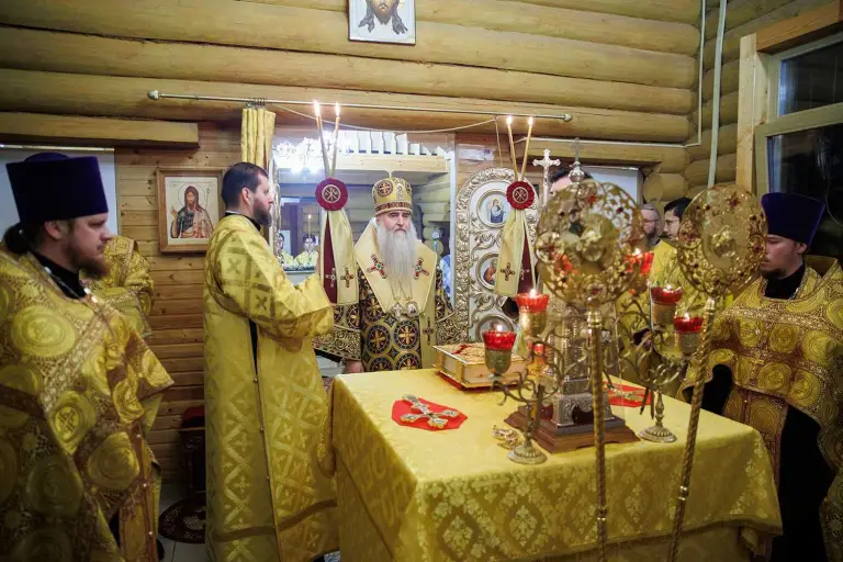 Всенощное бдение в храме во имя святителя Николая Чудотворца с. Криуши