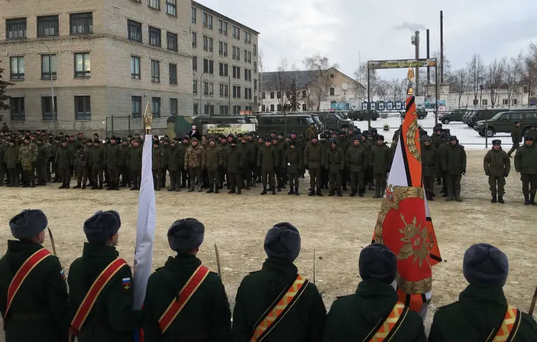Военнослужащих благословили на служение Отечеству