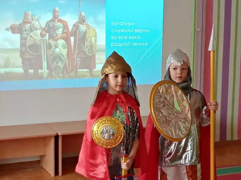 В детском саду прошло открытое занятие «Богатыри земли Русской»