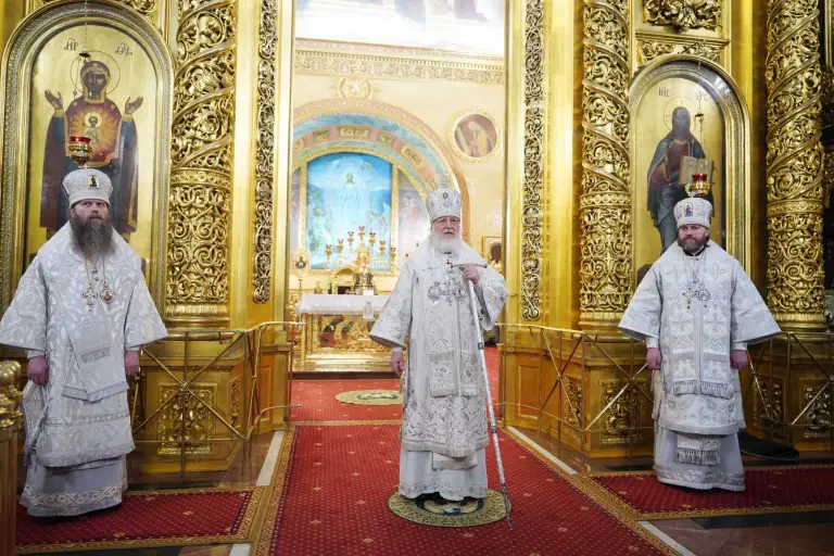 Проповедь Святейшего Патриарха Кирилла в праздник Крещения Господня после Литургии в Богоявленском кафедральном соборе в Москве
