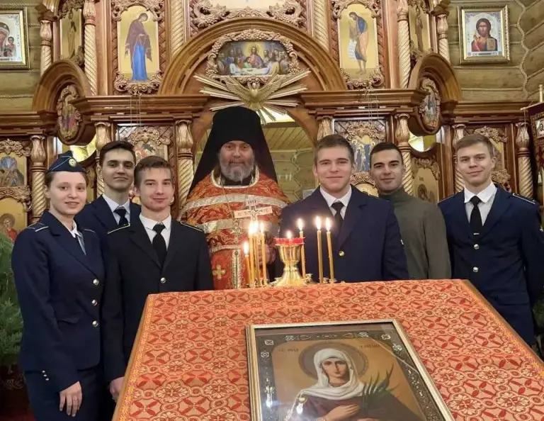 Совершен молебен для курсантов Ульяновского института гражданской авиации