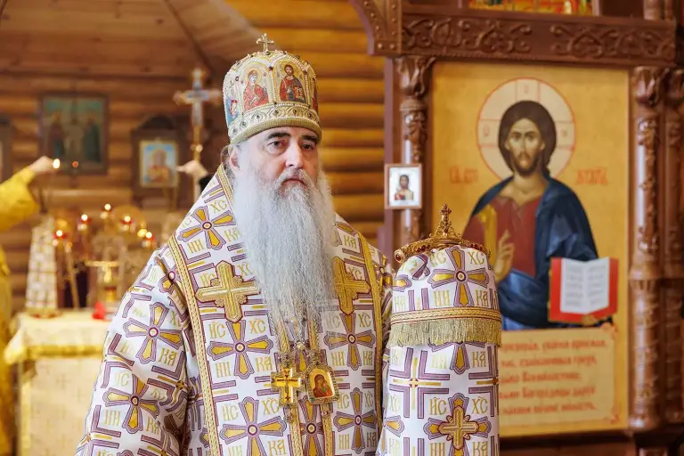 Божественная литургия в храме в честь Казанской иконы Божией Матери г. Ульяновска