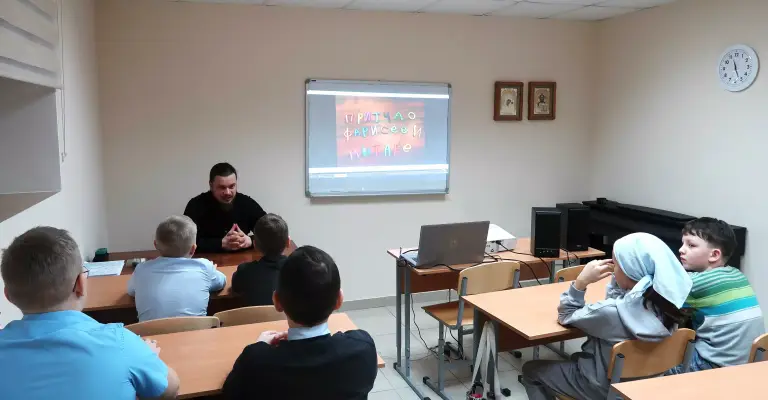В воскресной школе создали мультфильм о мытаре и фарисее