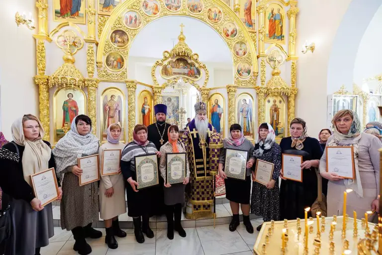 Божественная литургия в храме во имя святителя Николая Чудотворца в Ульяновске