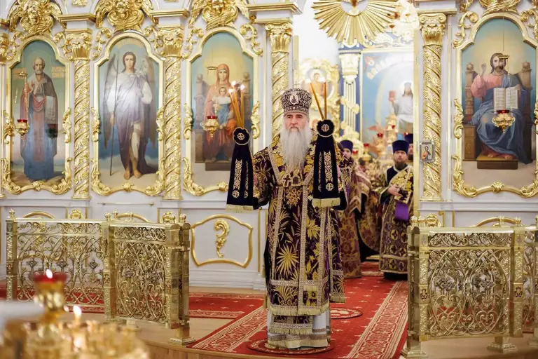 Всенощное бдение в Спасо-Вознесенском кафедральном соборе Ульяновска