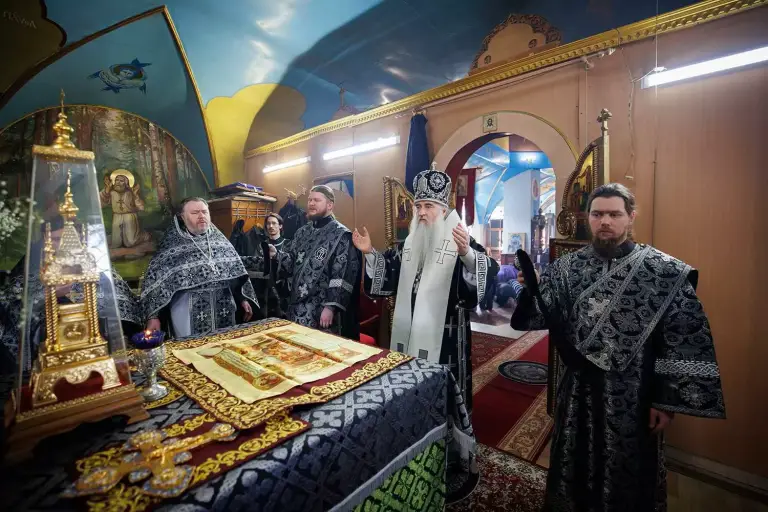 Литургия Преждеосвященных Даров в храме во имя преподобного Серафима Саровского р.п. Кузоватово