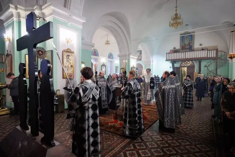 Пассия в Воскресенско-Германовском храме Ульяновска