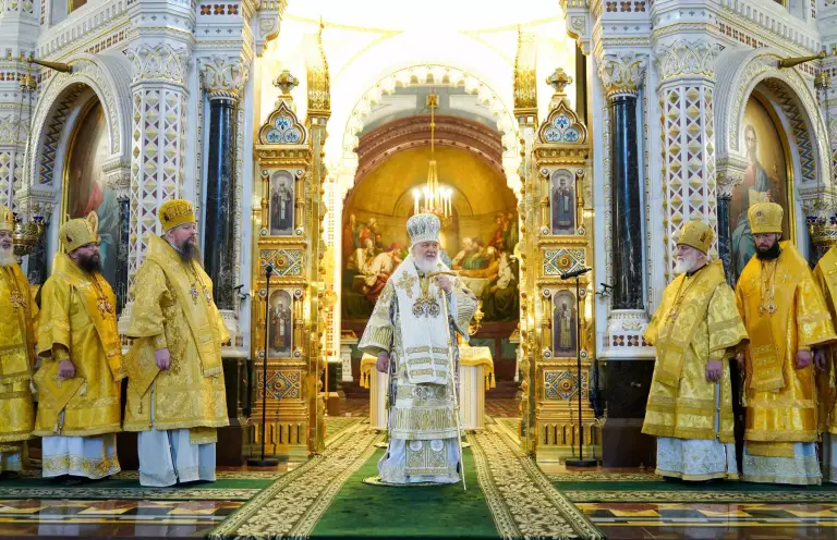 Патриаршая проповедь в Неделю Торжества Православия после Литургии в Храме Христа Спасителя