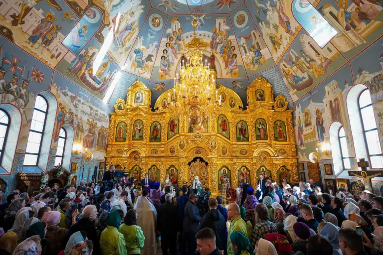 Патриаршая проповедь в Неделю 3-ю Великого поста после Литургии в Смоленском храме в Фили-Давыдкове г. Москвы