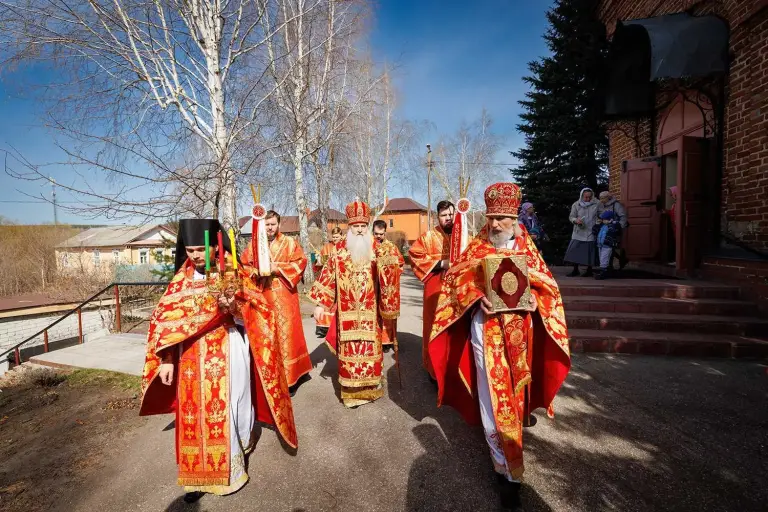 Божественная литургия в храме Рождества Христова г. Ульяновска