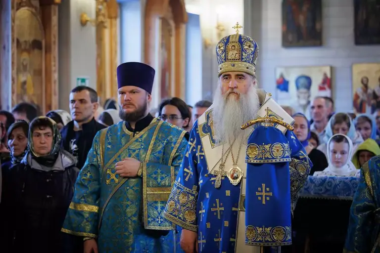 Всенощное бдение в храме в честь Благовещения Пресвятой Богородицы г. Ульяновска