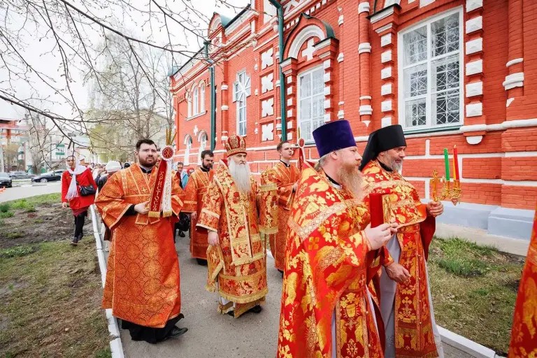 Божественная литургия в Воскресенско-Германовском храме г. Ульяновска