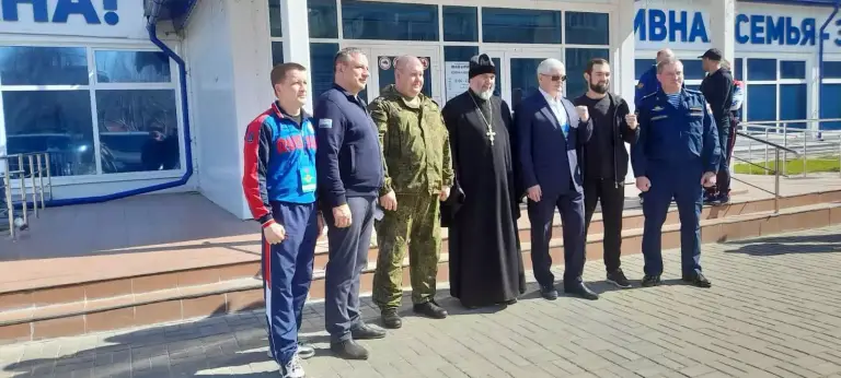 Священник принял участие в открытии Всероссийских соревнований по боксу