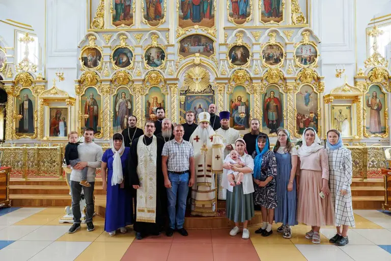Крещение в Спасо-Вознесенском кафедральном соборе г. Ульяновска