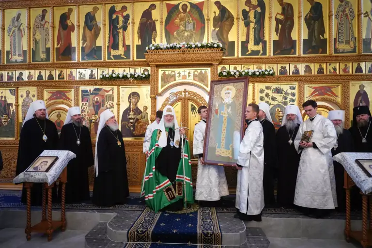 Слово Святейшего Патриарха Кирилла после богослужения в монастыре в честь иконы Божией Матери «Умиление» в Сургуте