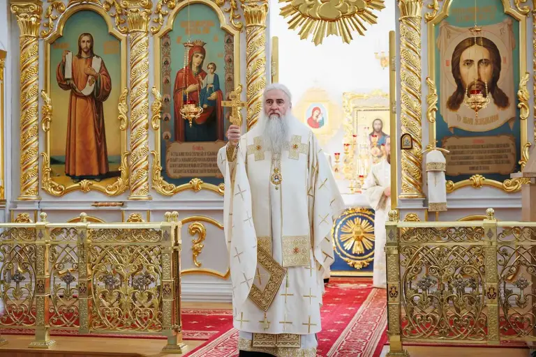Божественная литургия в Спасо-Вознесенском кафедральном соборе г. Ульяновска