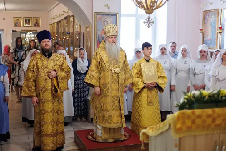 Божественная литургия в храме во имя святого праведного Филарета Милостивого г. Ульяновска