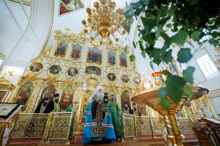 Всенощное бдение в Спасо-Вознесенском кафедральном соборе г. Ульяновска