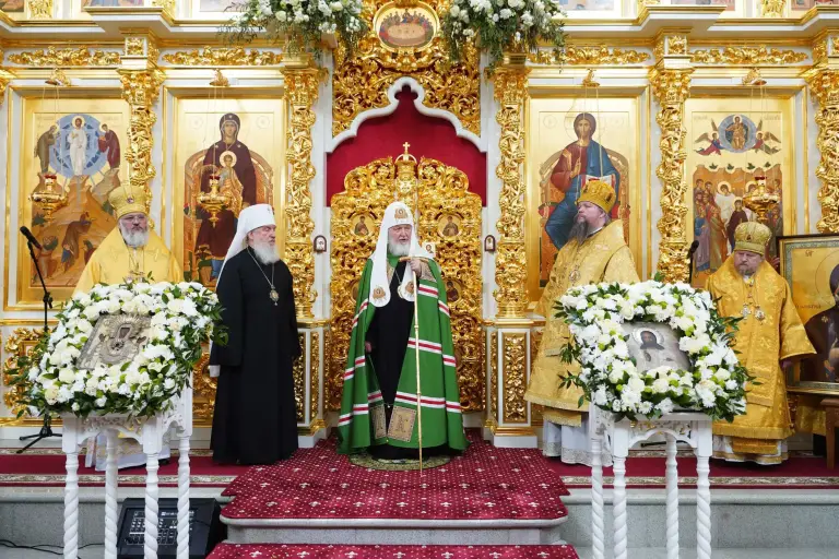 Слово Святейшего Патриарха Кирилла после Литургии в храме Вознесения Господня в Тобольске