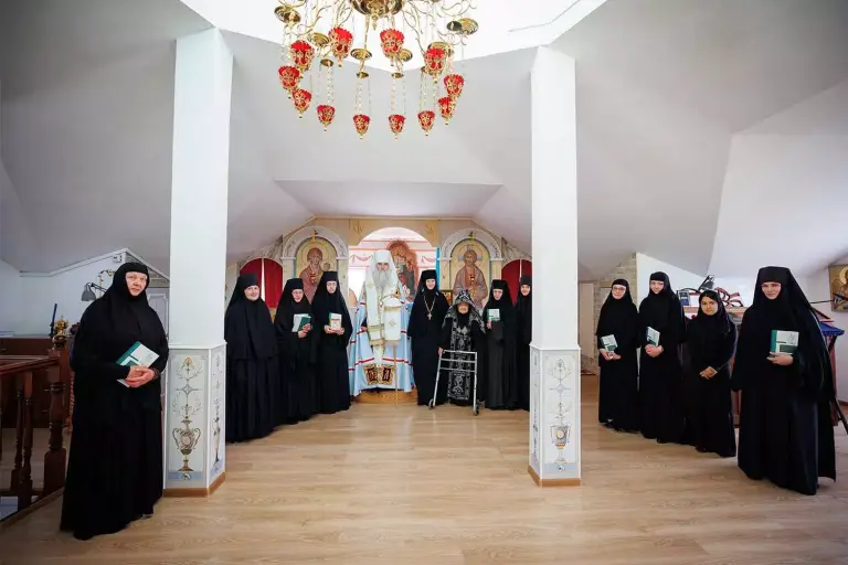 Иноческий постриг в Знаменском женском монастыре с. Ляховка
