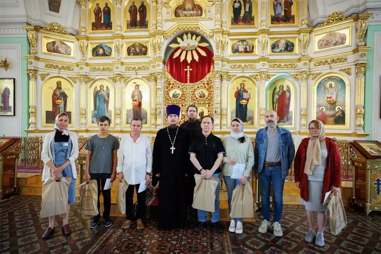 В Симбирской епархии совершена Крещальная литургия
