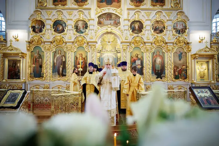 Всенощное бдение в Спасо-Вознесенском кафедральном соборе г. Ульяновска