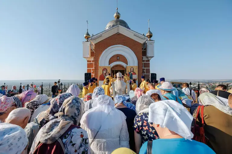 В день рождества святителя Николая состоялось богослужение на Никольской горе в р.п. Сурское
