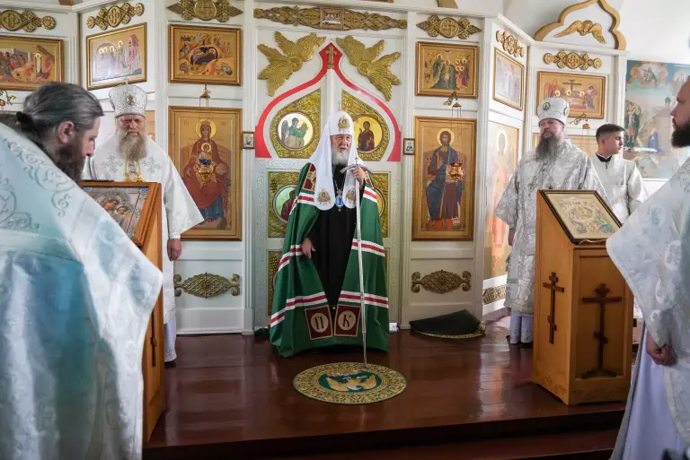 Патриаршая проповедь в Неделю 11-ю по Пятидесятнице после Литургии в скиту Соловецкой обители на Секирной горе