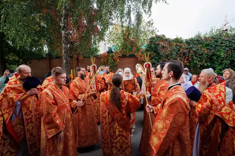 Божественная литургия в Воскресенско-Германовском храме г. Ульяновска