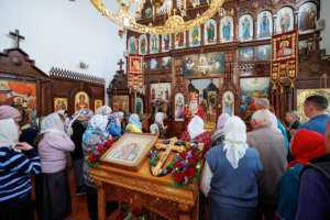 Божественная литургия в храме в честь Сошествия Святого Духа на апостолов г. Ульяновска