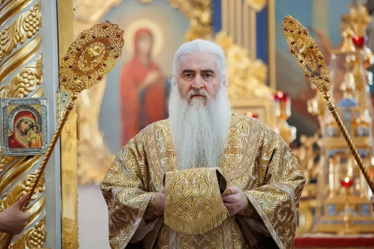 Божественная литургия в Спасо-Вознесенском кафедральном соборе г. Ульяновска
