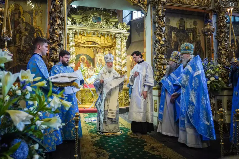 Слово Святейшего Патриарха Кирилла после Литургии в праздник Донской иконы Божией Матери в Донском монастыре
