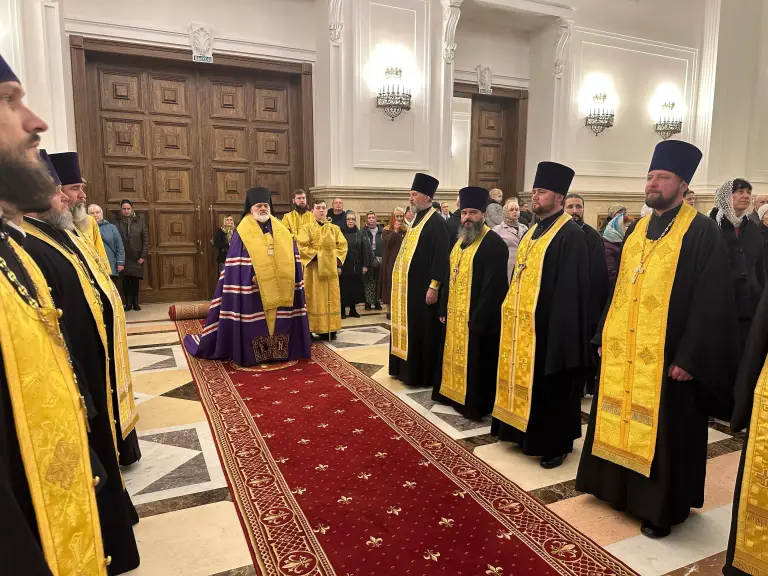 Всенощное бдение в Спасском кафедральном соборе г. Пензы