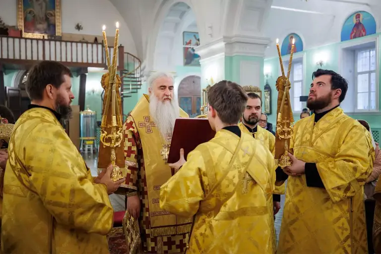 Божественная литургия в Воскресенско-Германовском храме г. Ульяновска