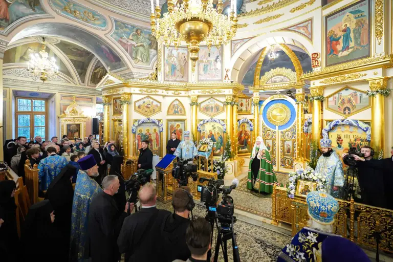 Патриаршая проповедь в праздник Покрова Пресвятой Богородицы после Литургии в Покровском монастыре в Москве