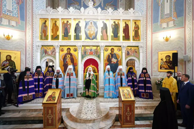 Патриаршая проповедь в Неделю 20-ю по Пятидесятнице после Литургии в Покровском Хотькове ставропигиальном монастыре