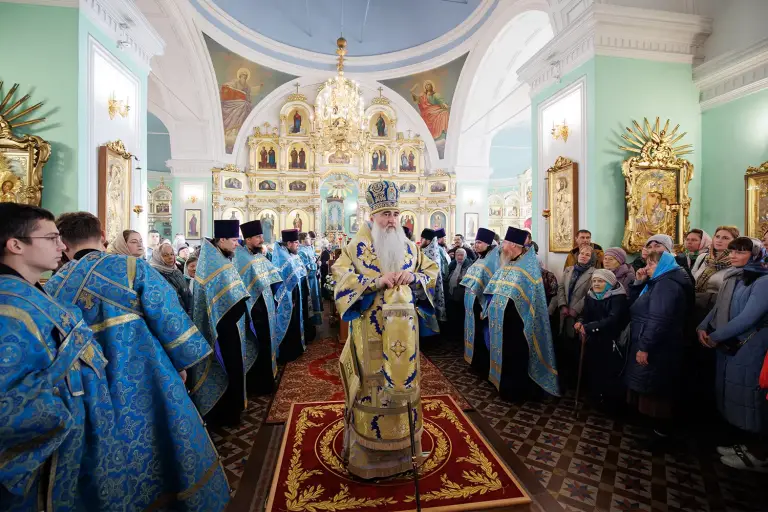 Божественная литургия в Воскресенско-Германовском храме г. Ульяновска