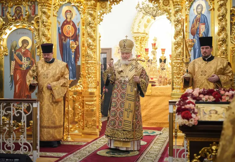 Патриаршая проповедь в Неделю 21-ю по Пятидесятнице после Литургии в Воскресенском храме на Смоленском кладбище Санкт-Петербурга