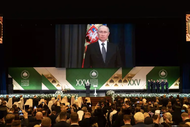 Выступление Президента России В.В. Путина на пленарном заседании Всемирного русского народного собора