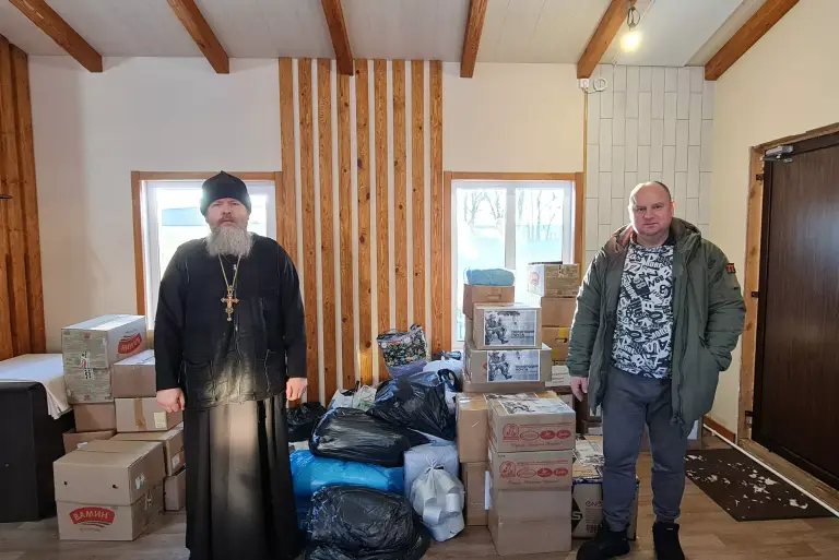 Сретенский храм собрал гуманитарную помощь для военнослужащих