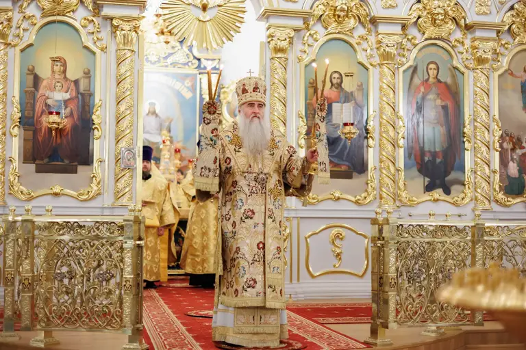 Всенощное бдение в Спасо-Вознесенском кафедральном соборе г. Ульяновска