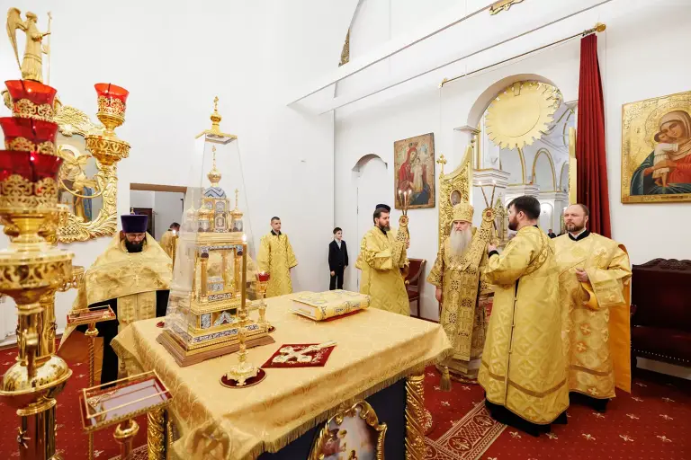 Всенощное бдение в Спасо-Вознесенском кафедральном соборе г. Ульяновска