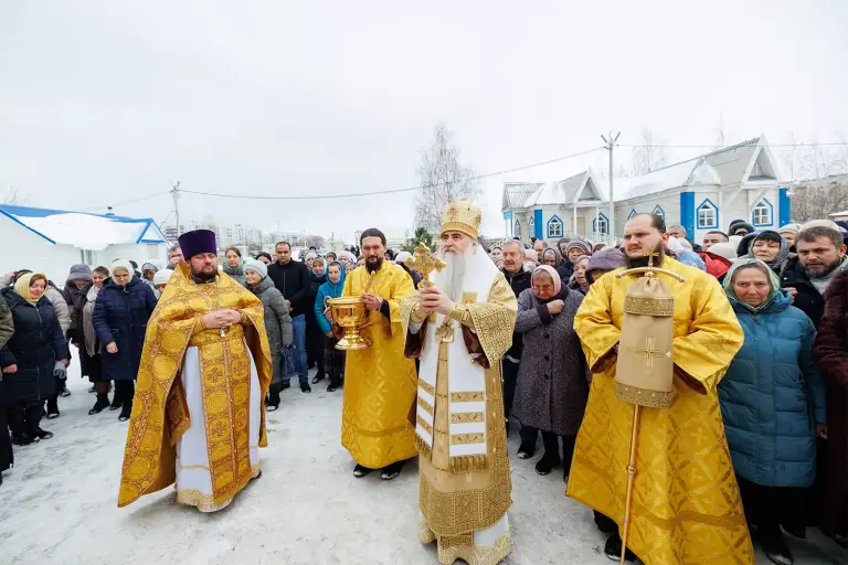 Божественная литургия в храме во имя святителя Николая Чудотворца г. Ульяновска