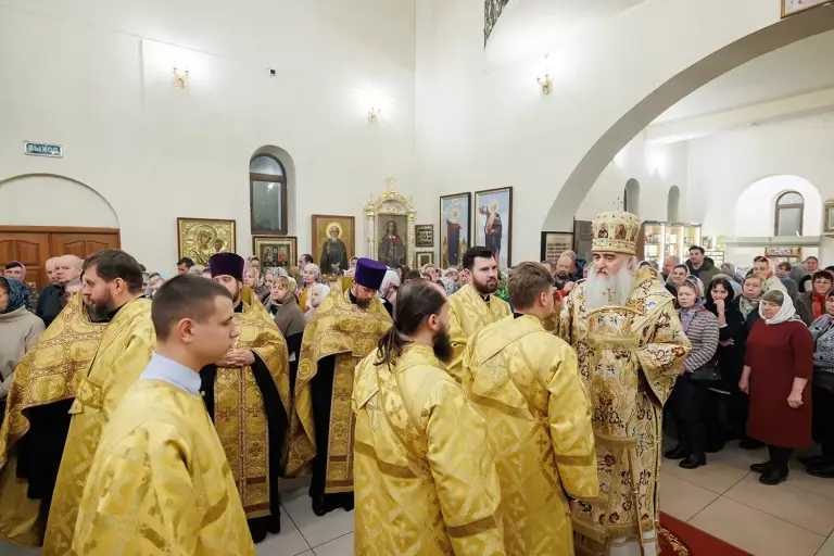Всенощное бдение в храме во имя апостола Андрея Первозванного г. Ульяновска