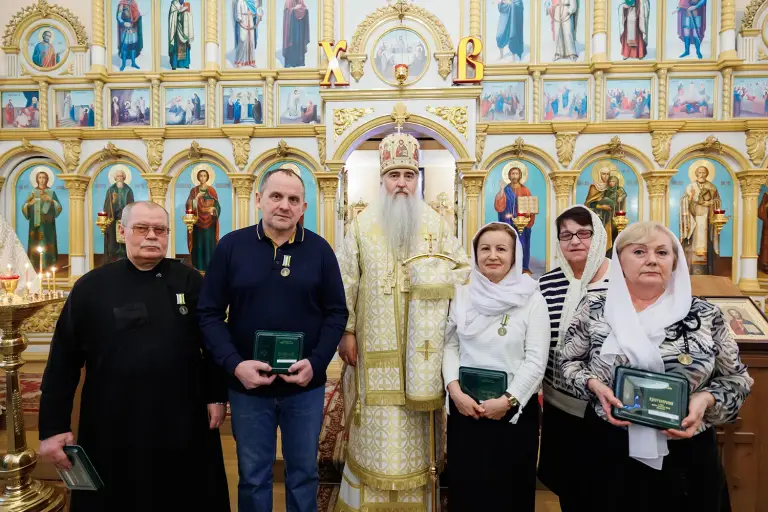 Божественная литургия в храме во имя святых праведных Иоакима и Анны г. Ульяновска